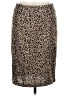 Marisa Christina Animal Print Brown Casual Skirt Size 6 - photo 1