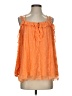 Floreat 100% Lyocell Orange Sleeveless Blouse Size S - photo 1