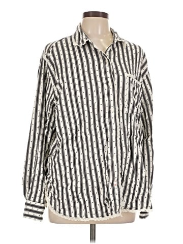 Aerie Long Sleeve Button-Down Shirt (view 1)