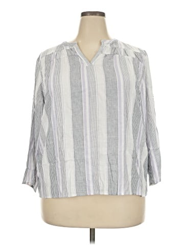 Splendid 3/4 Sleeve Button-Down Shirt (view 1)
