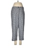 Alfred Dunner Checkered-gingham Gray Casual Pants Size P (petite) - photo 1