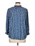 Adrienne Vittadini 100% Polyester Blue 3/4 Sleeve Blouse Size L - photo 1