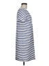 Universal Thread 100% Cotton Stripes Blue Casual Dress Size M - photo 4