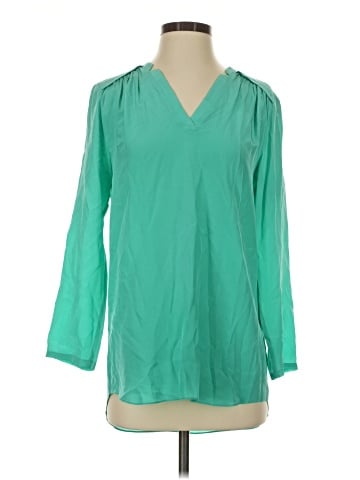 Amanda Uprichard 3/4 Sleeve Silk Top (view 1)