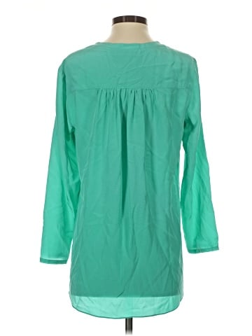 Amanda Uprichard 3/4 Sleeve Silk Top (view 2)