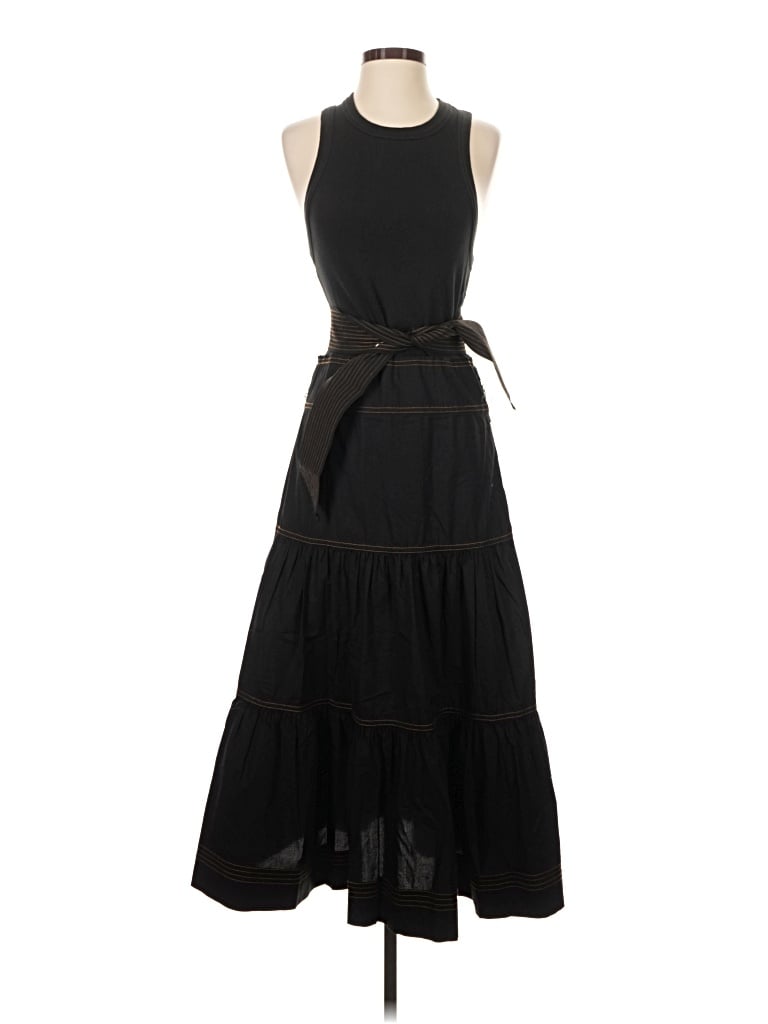 Pre-owned Veronica Beard Jeans Casual Dress In Black