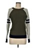 J.Crew Factory Store Color Block Green Pullover Sweater Size M - photo 1
