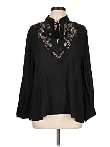 Kobi Halperin Long Sleeve Silk Top (view 1)