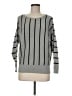 Catherine Malandrino Stripes Gray Pullover Sweater Size M - photo 1