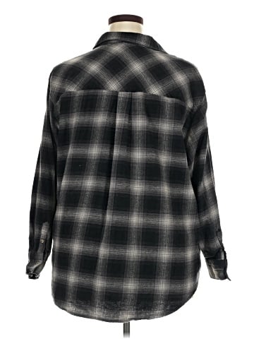 a.n.a. A New Approach Long Sleeve Button-Down Shirt (view 2)