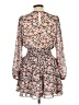 Lea & Viola 100% Polyester Floral Pink Casual Dress Size L - photo 2