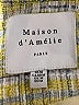 Maison d' Amelie 100% Polyester Tweed Yellow Blazer Size M - photo 6