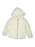 Old Navy 100% Polyester Solid Ivory Coat Size 5T - photo 1