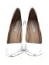 Saks Fifth Avenue Metallic Silver Heels Size 9 - photo 2