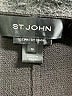 St. John 100% Wool Black 3/4 Sleeve Blouse Size 16 - photo 7