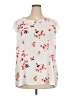 City Streets 100% Polyester Ivory Sleeveless Blouse Size 2X - photo 1