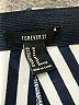 Forever 21 Stripes Blue Shorts Size M - photo 3