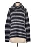 The Limited Stripes Gray Turtleneck Sweater Size S - photo 1