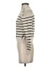 Shein Stripes Ivory Turtleneck Sweater Size 4 - photo 5