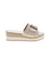 Pierre Dumas Ivory Wedges Size 10 - photo 1