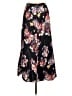 Lewit 100% Silk Floral Black Silk Skirt Size 10 - photo 2