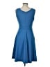 Grace Karin Solid Blue Cocktail Dress Size L - photo 2
