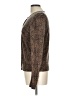 Ann Taylor Animal Print Brown Long Sleeve Blouse Size L - photo 5