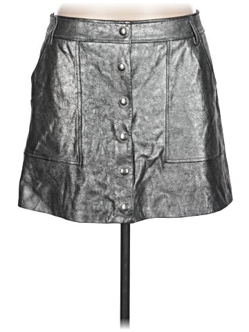 FRAME Faux Leather Skirt (view 1)