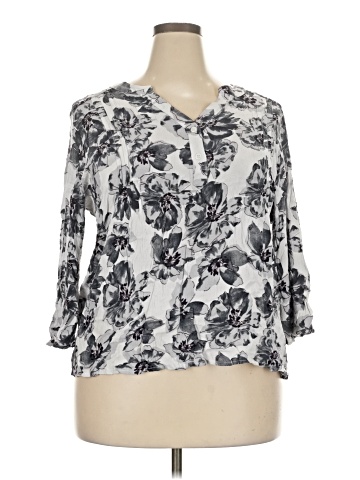Monday Fun 3/4 Sleeve Blouse (view 1)
