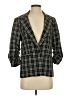 Drew 100% Polyester Plaid Black Blazer Size S - photo 1