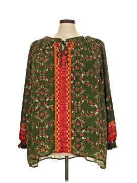 Woman Within Long Sleeve Blouse