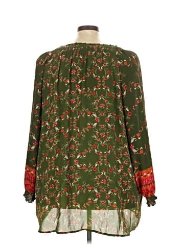 Woman Within Long Sleeve Blouse (view 2)