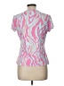 J. McLaughlin Animal Print Pink Active T-Shirt Size L - photo 2