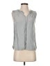 Repeat Cashmere Gray Sleeveless Blouse Size XS - photo 1