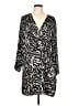 Donna Morgan 100% Polyester Animal Print Black Casual Dress Size 12 - photo 1