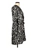 Donna Morgan 100% Polyester Animal Print Black Casual Dress Size 12 - photo 4