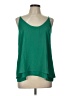 Krisa 100% Polyester Green Sleeveless Blouse Size L - photo 1