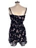 Blush 100% Rayon Floral Blue Romper Size L - photo 2
