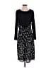 Thakoon 100% Polyester Stars Black Casual Dress Size 8 - photo 1