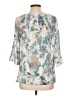 New Directions Ivory 3/4 Sleeve Blouse Size L - photo 2