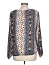 AB Studio Silver Long Sleeve Blouse Size XL - photo 2