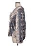 AB Studio Silver Long Sleeve Blouse Size XL - photo 5