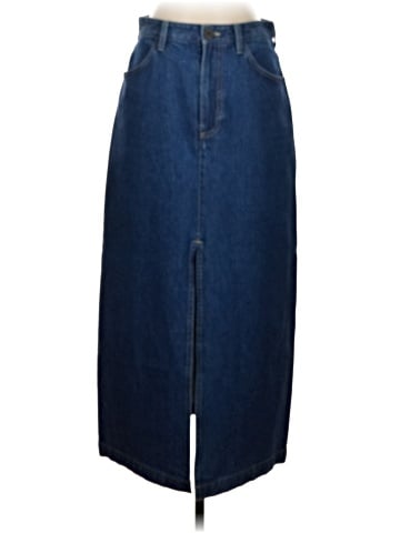 Babaton Denim Skirt (view 1)