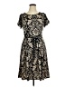 Perceptions Paisley Black Cocktail Dress Size XL Petite - photo 1