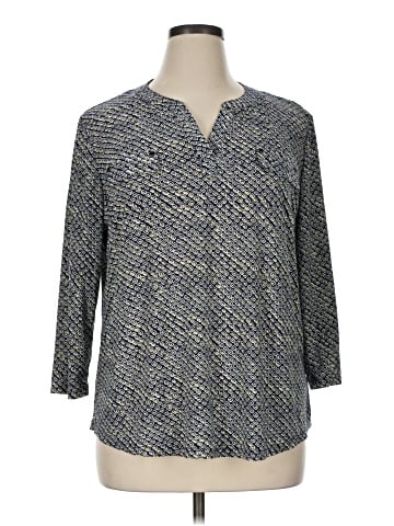 Jones New York Signature 3/4 Sleeve Blouse (view 1)