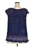 Faded Glory 100% Rayon Blue Sleeveless Blouse Size 2X - photo 2