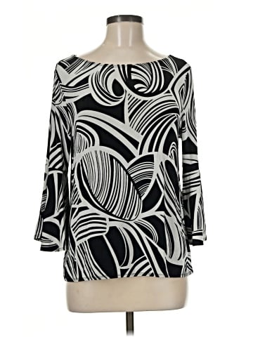 Travelers by Chico's 3/4 Sleeve T-Shirt (view 1)
