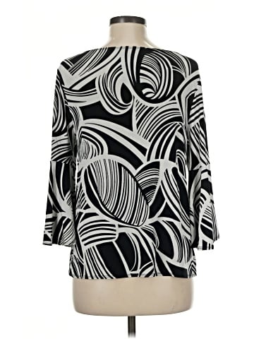 Travelers by Chico's 3/4 Sleeve T-Shirt (view 2)