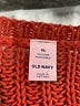 Old Navy 100% Cotton Orange Sweater Vest Size XL - photo 7