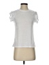 Adrianna Papell 100% Polyester Silver Short Sleeve Top Size XS - photo 1
